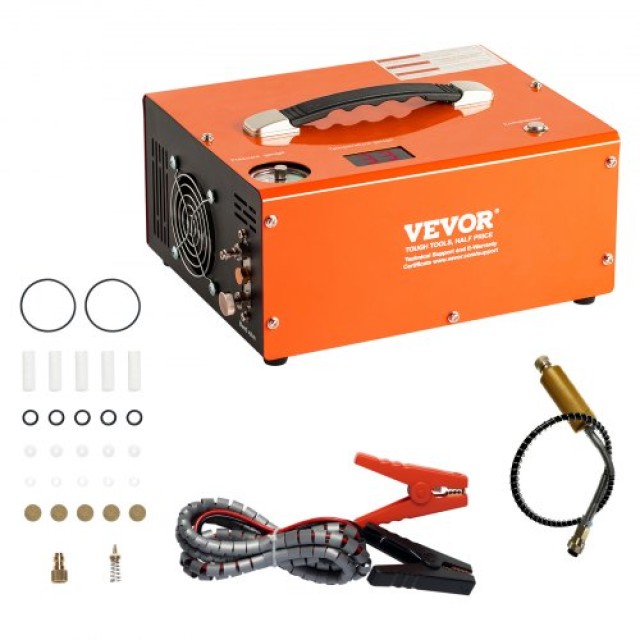 VEVOR  Συμπιεστής Αέρα PCP 4500PSI/30Mpa με Ενσωματωμένο Μετατροπέα...