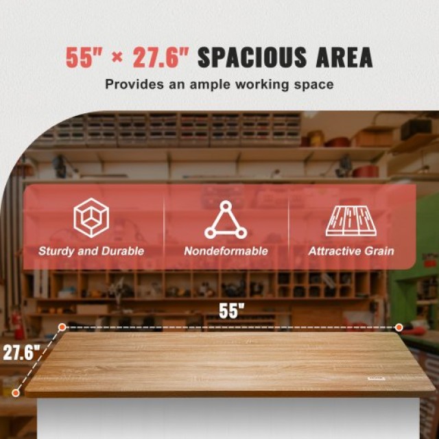 Επιτραπέζια Επιφάνεια VEVOR 1400 x 700 mm  για Ηλεκτρικό Γραφείο  G...