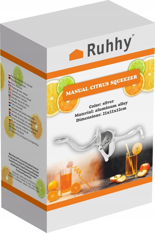 Ruhhy Επιτραπέζια Πρέσα Λεμονιού / Πορτοκαλιού από Ανοξείδωτο Ατσάλ... Ruhhy Επιτραπέζια Πρέσα Λεμονιού / Πορτοκαλιού από Ανοξείδωτο Ατσάλ...