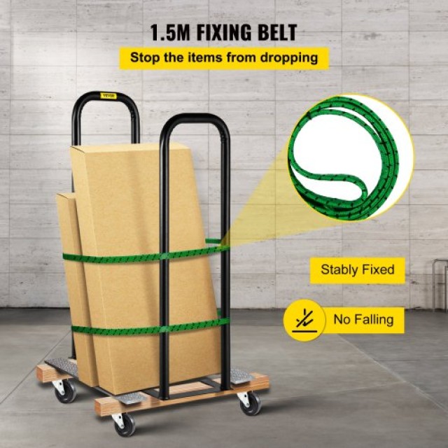 VEVOR  Μετατροπέας Dolly 13x38 Χάλυβας 250LBS Καροτσάκι Μεταφοράς Π...