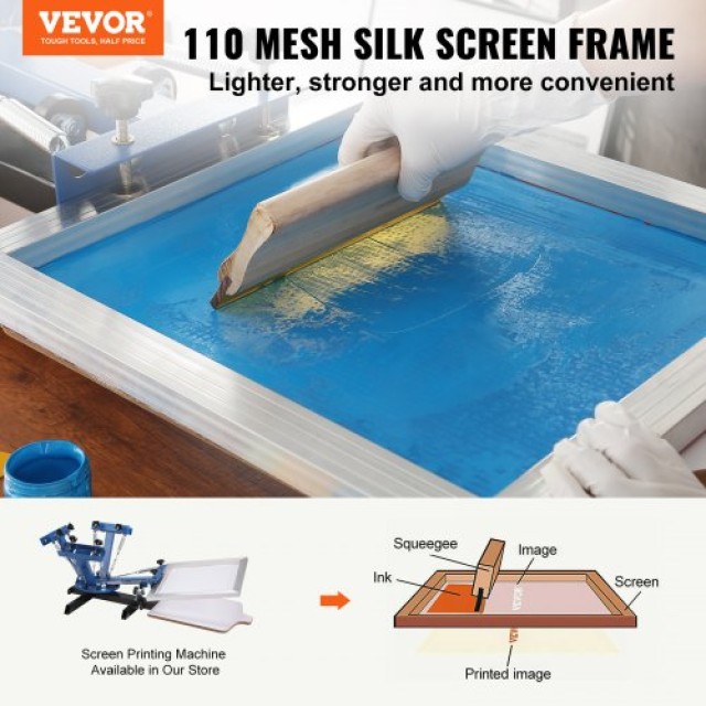 Σετ Μεταξοτυπίας VEVOR με Πλαίσια 8x10/10x14in 110 Mesh 2τμχ  SYKJZHCCG21109HX0V0