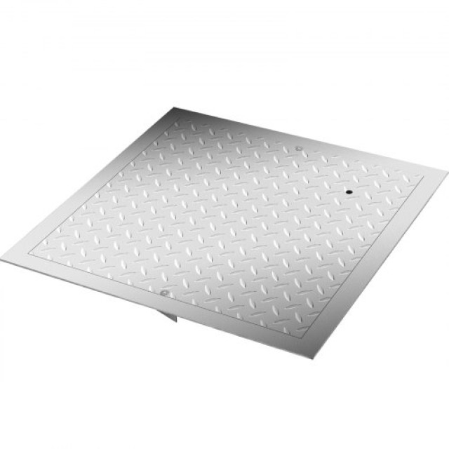 Καλυμμένο Καπάκι Φρεατίου VEVOR 50x50 cm, Γαλβανισμένο Ατσάλι  GB50X500000000001V0