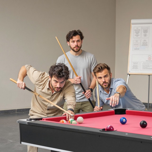 VEVOR Φορητό Τραπέζι Μπιλιάρδου 183cm με Αξεσουάρ, Μαύρο/Κόκκινο HT... VEVOR Φορητό Τραπέζι Μπιλιάρδου 183cm με Αξεσουάρ, Μαύρο/Κόκκινο HT...