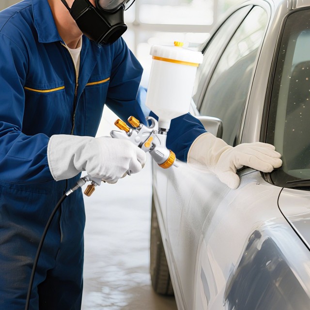 VEVOR Πιστόλι Βαφής HVLP με Βαρύτητα, 3 Μπεκ (1.3/1.4/1.7mm), Χωρητ...