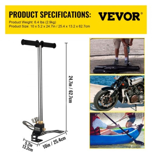 VEVOR Αντλία Υψηλής Πίεσης 4500 PSI για PCP και Κυνήγι  QQCQB000000000001V0