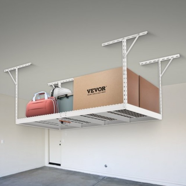 Ράφι Οροφής Γκαράζ VEVOR, 48x96, 600 lbs, Λευκό  CKTHBCWJZBS48OCI3V0