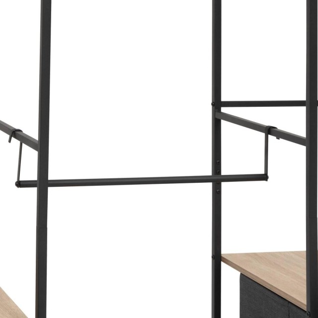 5FIVE Simply smart Μεταλλική Ντουλάπα Tissa 116 x 40 x 176 εκ με Ξύ... 5FIVE Simply smart Μεταλλική Ντουλάπα Tissa 116 x 40 x 176 εκ με Ξύ...