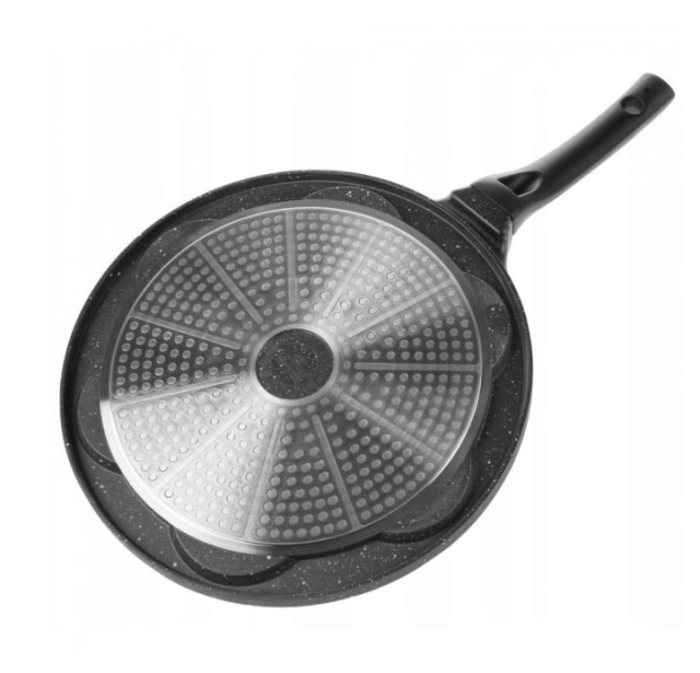 Τηγάνι για Κρέπες με 7 φόρμες 26 cm Γκρι ZILNER ZL-2410