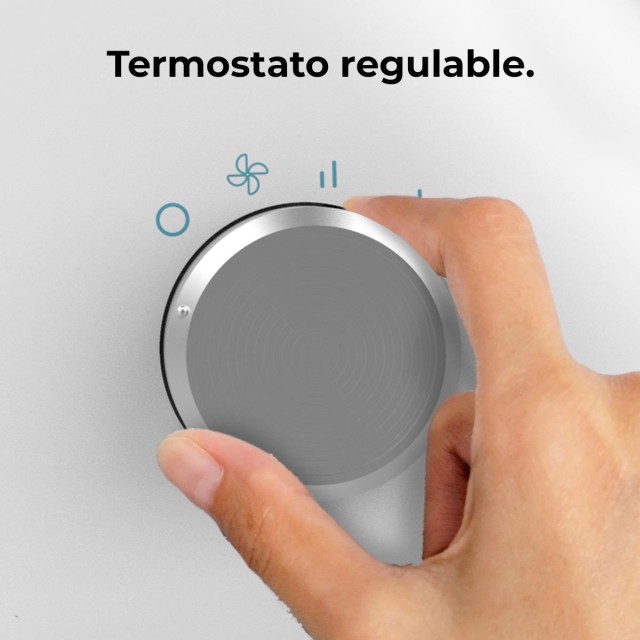 CECOTEC  Θερμαντικό ReadyWarm 1500 Max Ceramic Design Λευκό με 1500 W, ρυθμιζόμενο θερμοστάτη και 3 λειτουργίες  CEC-08270