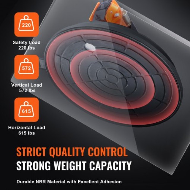 VEVOR Βεντούζες Γυαλιού 8 2τμχ, 615 lbs, Βαρέως Τύπου για Γυαλί, Γρ... VEVOR Βεντούζες Γυαλιού 8 2τμχ, 615 lbs, Βαρέως Τύπου για Γυαλί, Γρ...