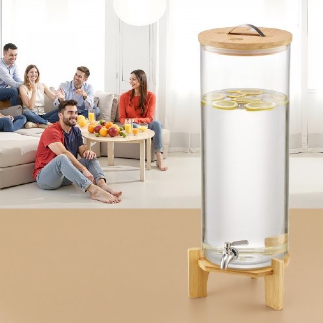 VEVOR Γυάλινος Διανεμητής Ποτών 13L με Βάση για Πάρτι YLFPQPGBLFPQK...