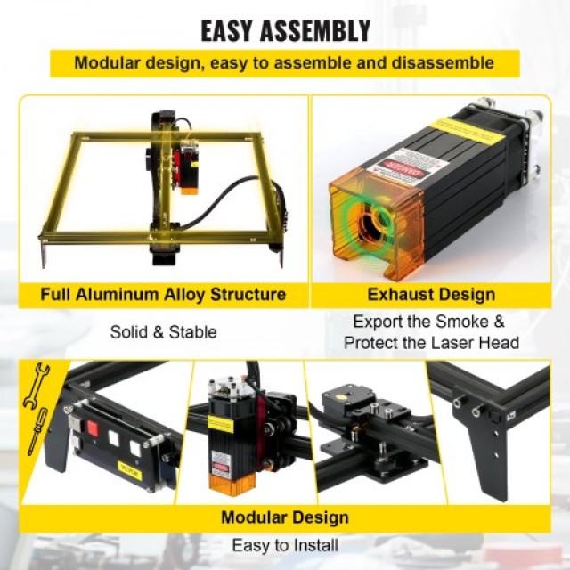 Επιτραπέζιος Χαράκτης Laser VEVOR 12.2x11.8 5.5W  EJGXJGLZDKJOCTSKAV2