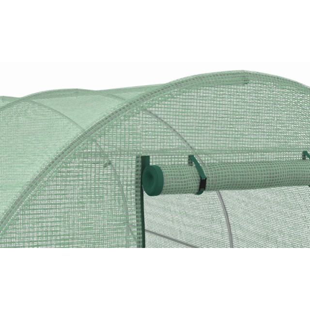 Θερμοκήπιο Κήπου 6m² με Ενισχυμένη Τέντα 130 gr/m² 3 x 2 x 2m 10060330 Jardikt