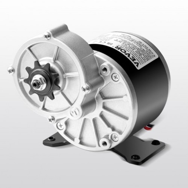 VEVOR Ισχυρός Ηλεκτρικός Κινητήρας 350W DC 24V 3000rpm για Ηλεκτρικό Ποδήλατο, Μοτοσικλέτα Χώματος και DIY Κατασκευές. ZLWSDJTJ350WC2NWCV9