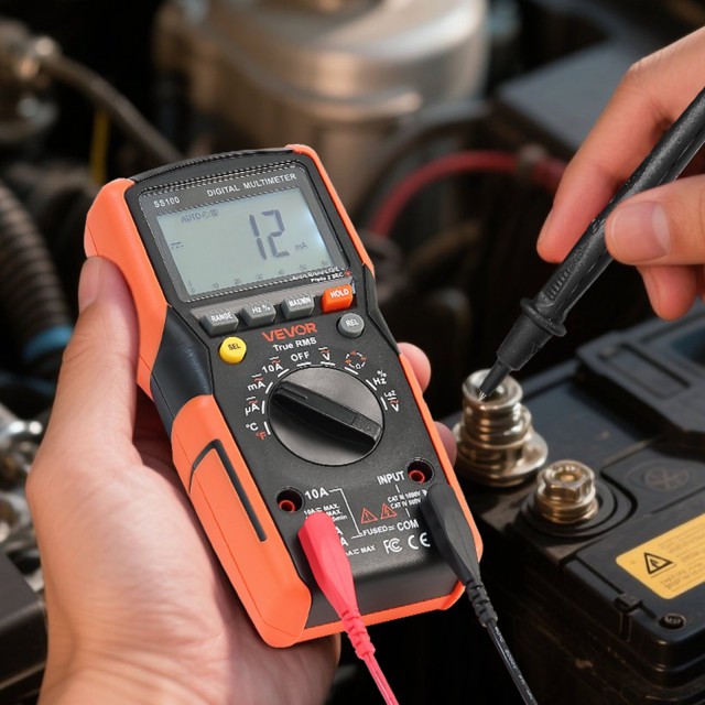 VEVOR Ψηφιακό Πολυμέτρο TRMS (6000 Μετρήσεις) - 190 x 95 x 60 mm WY...