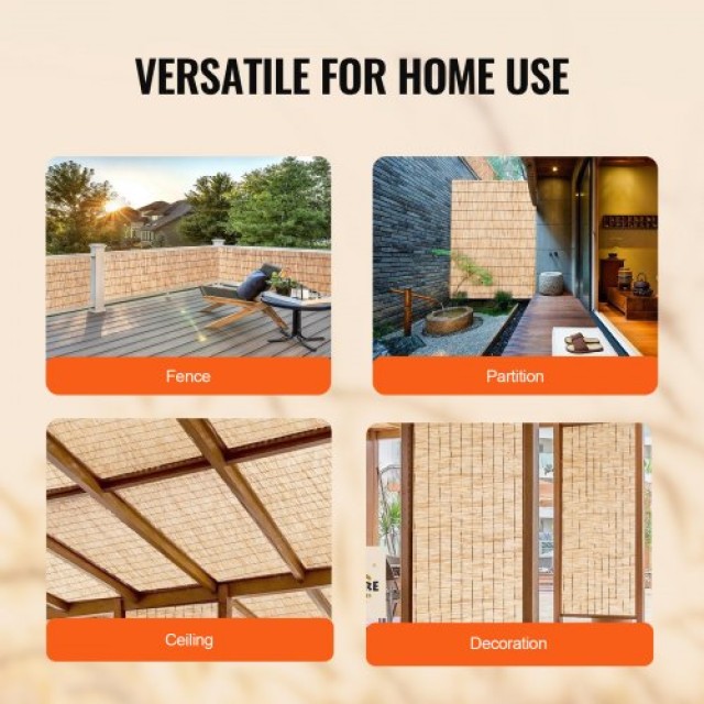 Σετ 2 Καλαμωτές VEVOR για Ιδιωτικότητα 5m x 1.2m  LWWL2JT164FTRRP7XV0