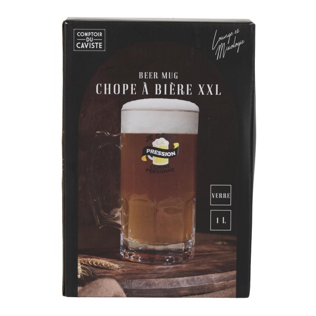 Cook Concept Ποτήρι Μπύρας XXL από Γυαλί – 1 Λίτρο  με Τυχαία Επιλο...