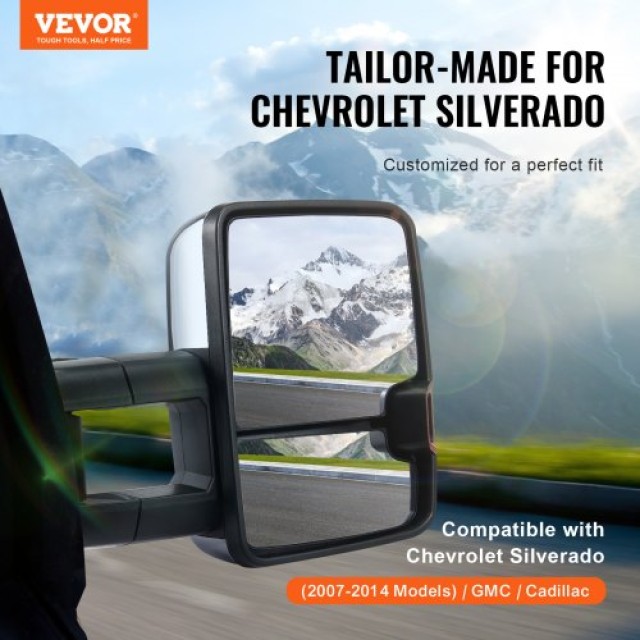 Καθρέπτες Ρυμούλκησης VEVOR για Chevrolet Silverado/GMC/Cadillac (2007-2014)  QYJHZKXFLSLDAV9FSV9