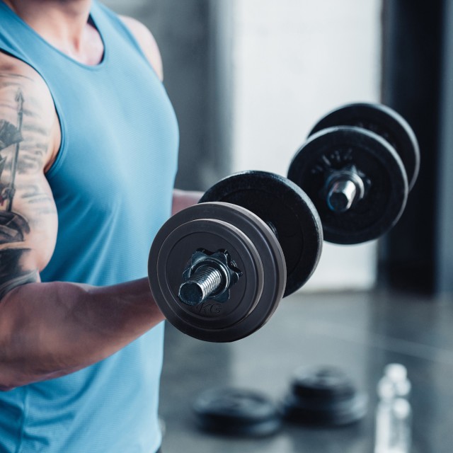 HomCom Σετ 4 δίσκων βάρους για συνολική μπάρα 30KG - 2x5kg και 2x10kg B1-0012
