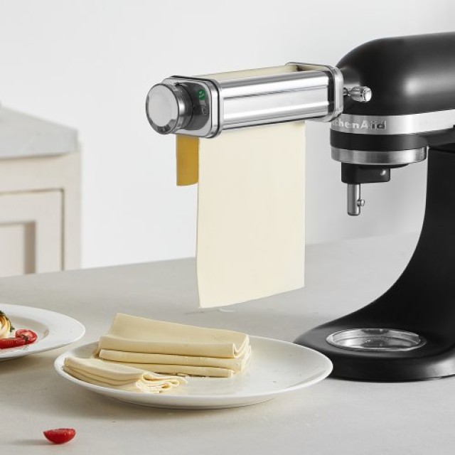 VEVOR Εξάρτημα Ζυμαρικών για KitchenAid, Ρολό Ζύμης από Ανοξείδωτο Ατσάλι, 8 Ρυθμίσεις Πάχους  YDLMGL1JT00046BE1V0