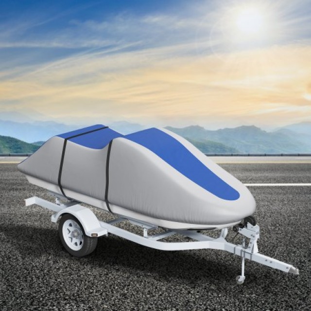 Κάλυμμα Jet Ski VEVOR, Αδιάβροχο 600D, Γκρι+Μπλε  MTTZ600D1261S5O7FV0