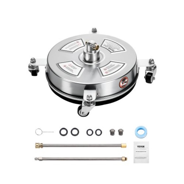 VEVOR Καθαριστής Επιφανειών Πίεσης 14 με Ρόδες 4000 PSI από Ανοξείδ...