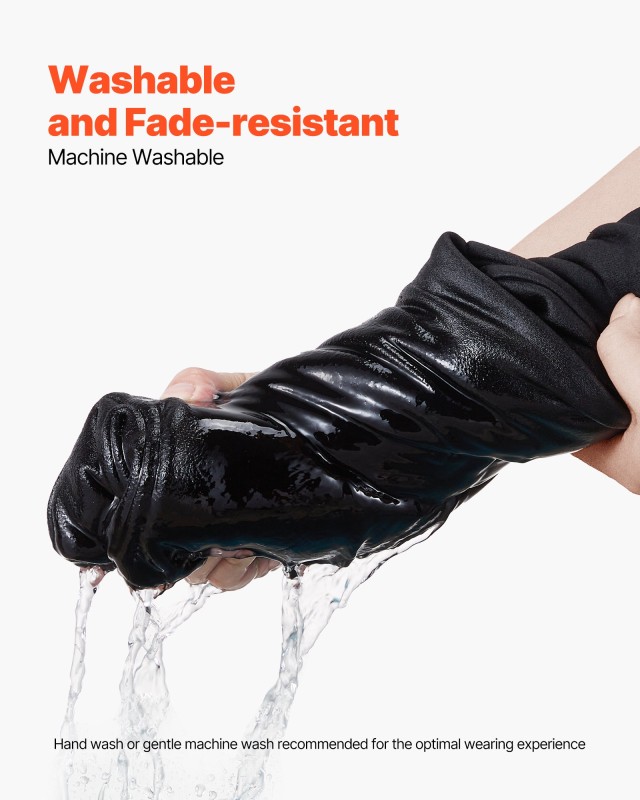 VEVOR Ανδρική Μπλούζα Φούτερ με Κουκούλα XL, Μαύρο Χρώμα, Ζεστό Βάρ...