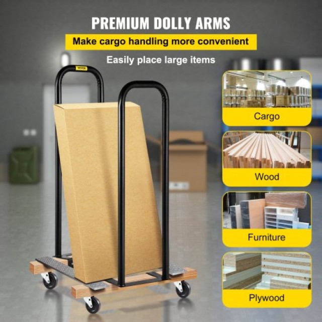VEVOR  Μετατροπέας Dolly 13x38 Χάλυβας 250LBS Καροτσάκι Μεταφοράς Π...