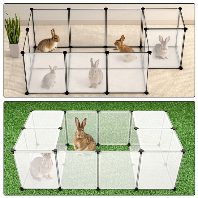 BAKAJI Περίφραξη για Μικρά Ζώα Εσωτερικού Χώρου με Διαφανές Πάτο 02... BAKAJI Περίφραξη για Μικρά Ζώα Εσωτερικού Χώρου με Διαφανές Πάτο 02...