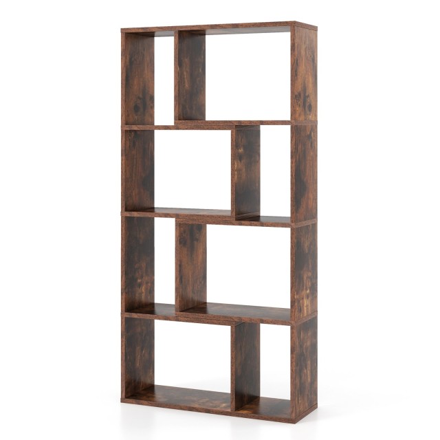 Costway Καφέ Ράφι 4 Επίπεδων με 8 Θέσεις 60 x 20 x 120 cm CB10640CF Costway Καφέ Ράφι 4 Επίπεδων με 8 Θέσεις 60 x 20 x 120 cm CB10640CF