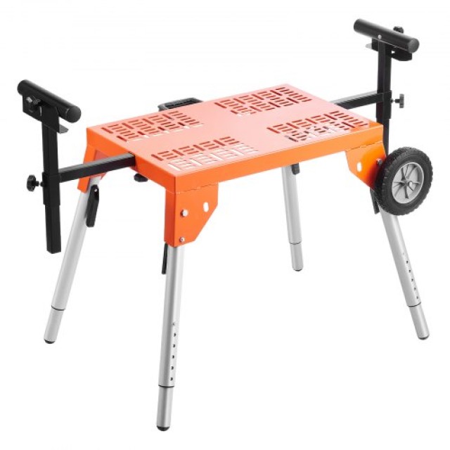 VEVOR  Ρυθμιζόμενη Βάση Πριονιού με Τροχούς 330lbs  TSXQJZJ5060IEB045V0