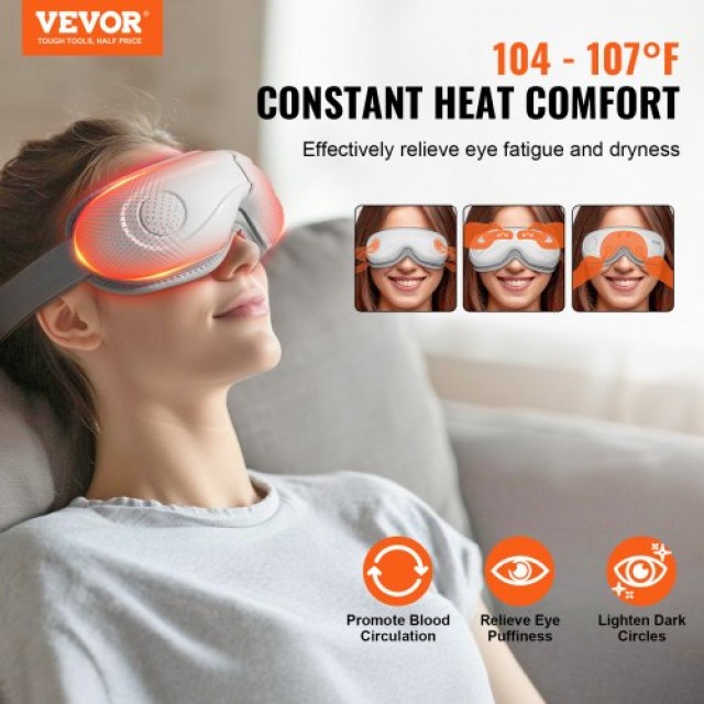 Συσκευή Μασάζ Ματιών VEVOR με Θερμότητα & Bluetooth Μουσική  YBAMQBSYK0000BBD3V9