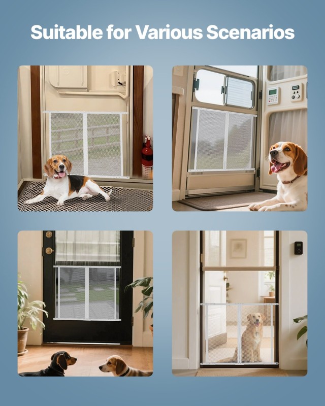 VEVOR Προστατευτικό Πόρτας Οθόνης για RV, Αλουμινένιο Πλέγμα, Διαστ...