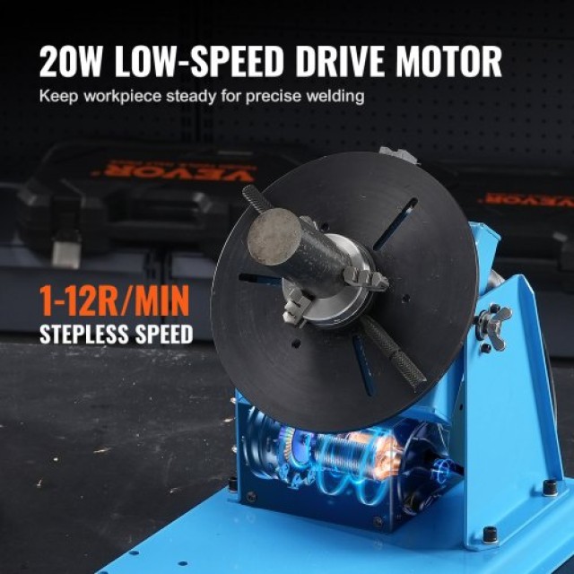 VEVOR Περιστροφικός Συγκολλητικός Θέσης 10KG 0-90° 1-12RPM  HJBWJX10KG20A453NV2