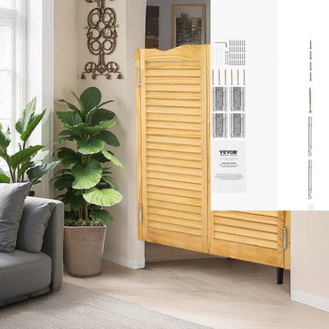 VEVOR Αιωρούμενες Πόρτες Καφέ 81.3x106.7 εκ. Κορυφαίο Συμπαγές Πεύκ...