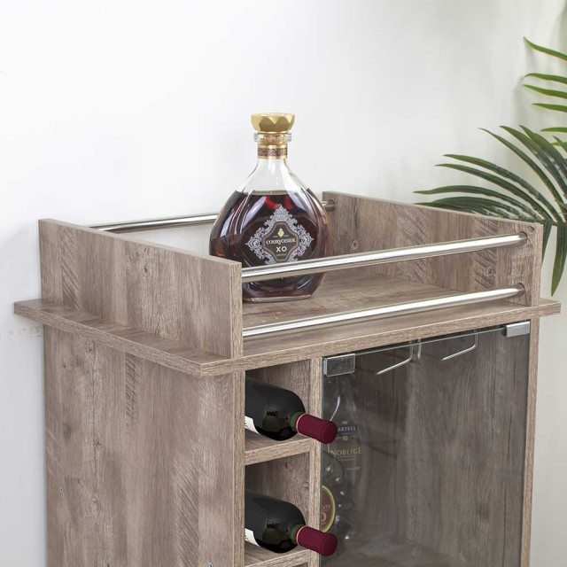 BAKAJI Φορητό Μπαρ Cantinetta Μπουκάλια Κρασιού Ξύλινη Κάβα 6 Θέσε... BAKAJI Φορητό Μπαρ Cantinetta Μπουκάλια Κρασιού Ξύλινη Κάβα 6 Θέσε...