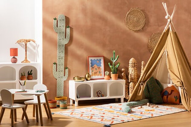 Παιδικό Σετ Τραπεζάκι & 2 Καρέκλες 58 x 38 x 43 cm από MDF & Ξύλο Π...