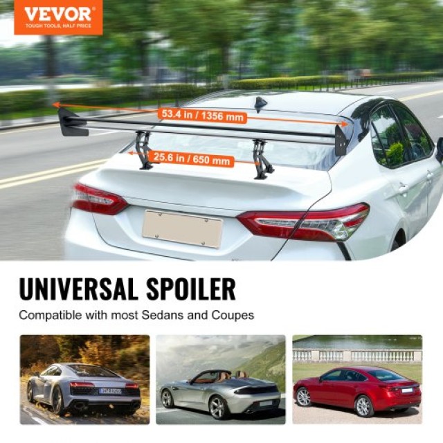 Ρυθμιζόμενη Αεροτομή Αυτοκινήτου VEVOR GT 53.1  TYXWYLHJLHJSC6ITCV0