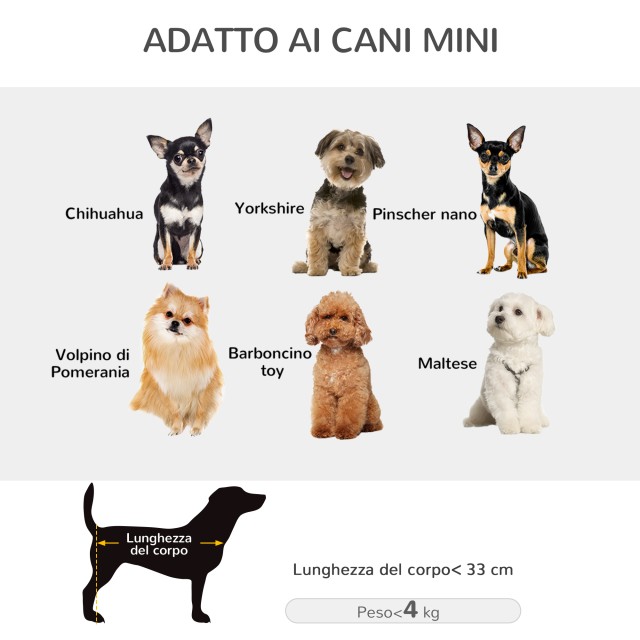 PawHut Πτυσσόμενο καροτσάκι για σκύλους με τσάντα και μαξιλάρι, από ατσάλι και ύφασμα Oxford, 53x45x28 εκ., σκούρο μπλε D00-205V00DB
