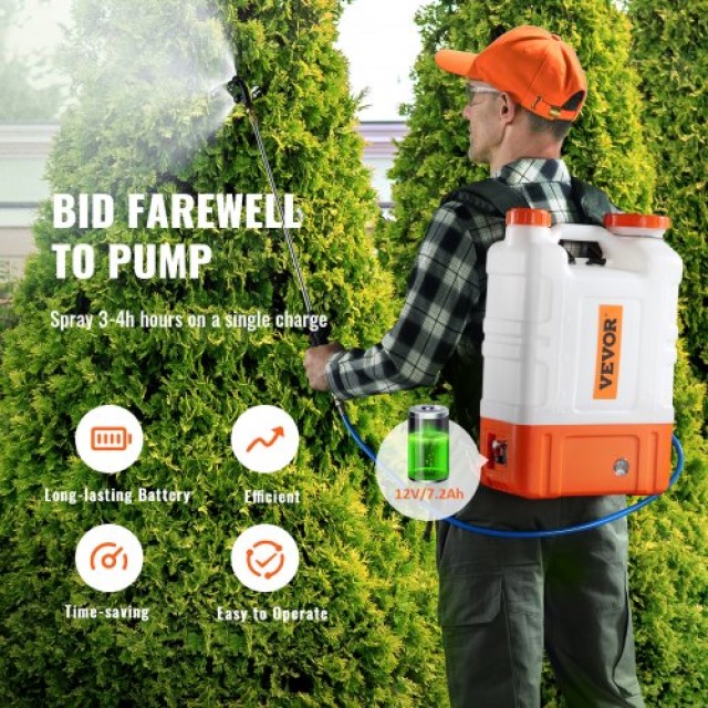 Ψεκαστήρας Πλάτης VEVOR 15L 0–94 PSI  BBSPPPPE416L4EAKOV2