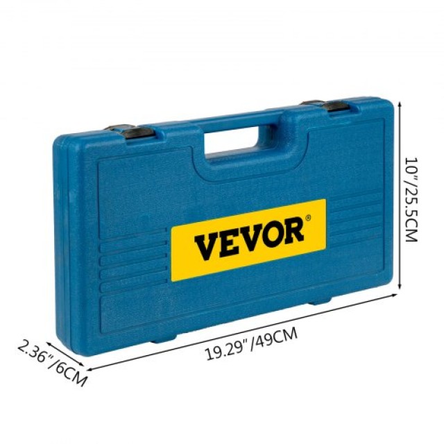 Σετ Καρυδάκια VEVOR 1/2, 26 Τεμ., Βαθιά, 6-Γωνίες, 10-36mm, Cr-V, μ...