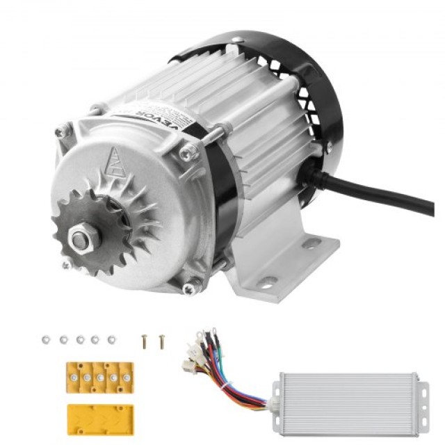 VEVOR Σετ Ηλεκτρικού Κινητήρα Χωρίς Ψήκτρες 750W 48V 2700rpm με Αναβαθμισμένο Ελεγκτή ZLWSDJTJ750WXOI9PV9