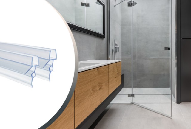 Λωρίδες Πόρτας Ντους - Σετ 2 τεμαχίων - 60 cm  8720195385752 Lifa-Bathing