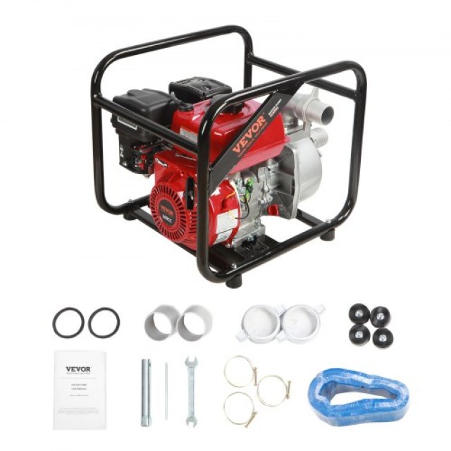 VEVOR Βενζινοκίνητη Αντλία Νερού 2 7HP 4-Χρονών RYFDJSBYCYC27O63FV0