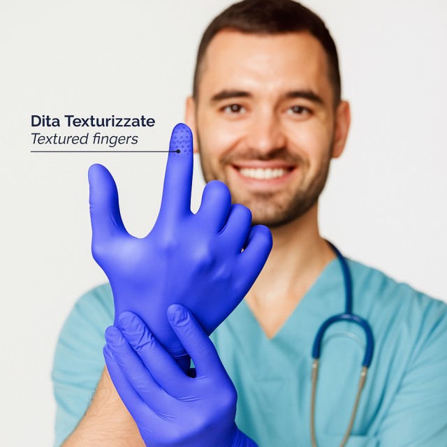 BAKAJI 1000 x Μπλε Κοβάλτιο Μη Αποστειρωμένα Γάντια Νιτριλίου Χωρίς...