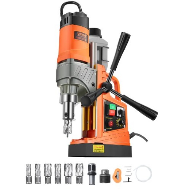 VEVOR Φορητή Μαγνητική Δράπανο 1450W με Ισχύ Έλξης 2878 lbf και Διά...