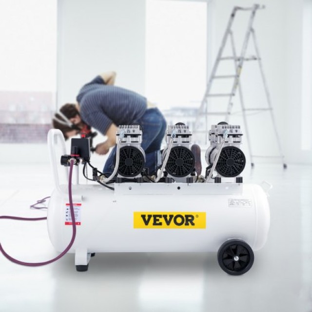 Αεροσυμπιεστής VEVOR 22L Αθόρυβος Χωρίς Λάδι 2.2KW  KYJSY750-3-100L01V2