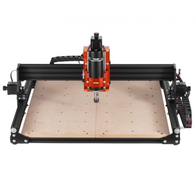 VEVOR  Μηχάνημα CNC Router 400x400x60mm, 300W, 3 Άξονες GRBL, 1200RPM, με Offline Controller για Ξύλο, Ακρυλικό, MDF, PVC, Πλαστικό Αφρό SKDKJ4040CM04TPDJV2