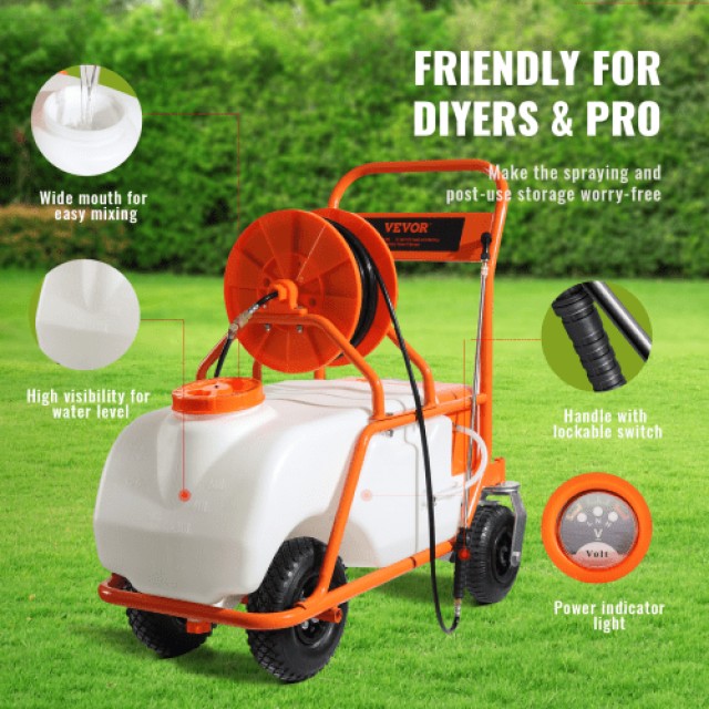 Ψεκαστήρας Πλάτης VEVOR 60L 0-90PSI για Κήπο  TCPPPE1560L39A38EV2