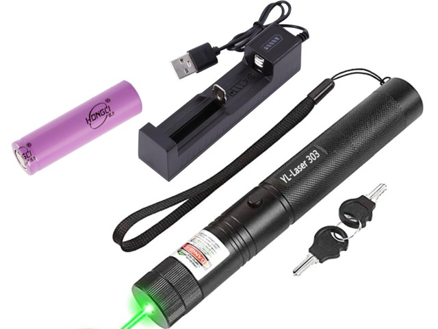 Verk Group Ισχυρός Δείκτης με Ακτίνα Laser Πράσινο 5907451337332